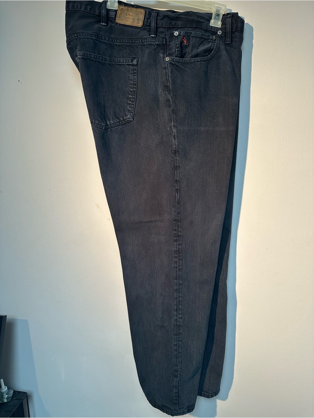 Polo by Ralph Lauren Men's Black Hampton Straight Jeans